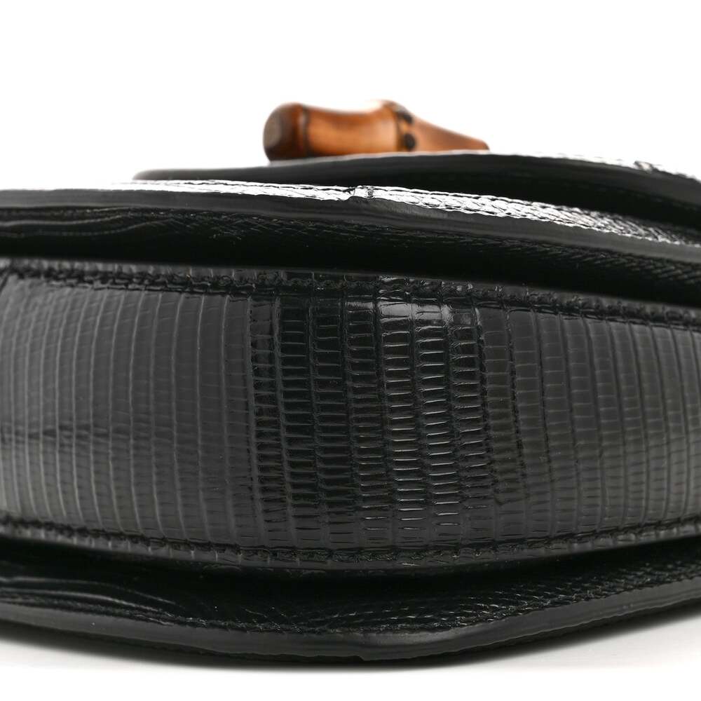 Gucci Sequin Lizard Embossed Gg Mini #294135G18B - Picture 10 of 11